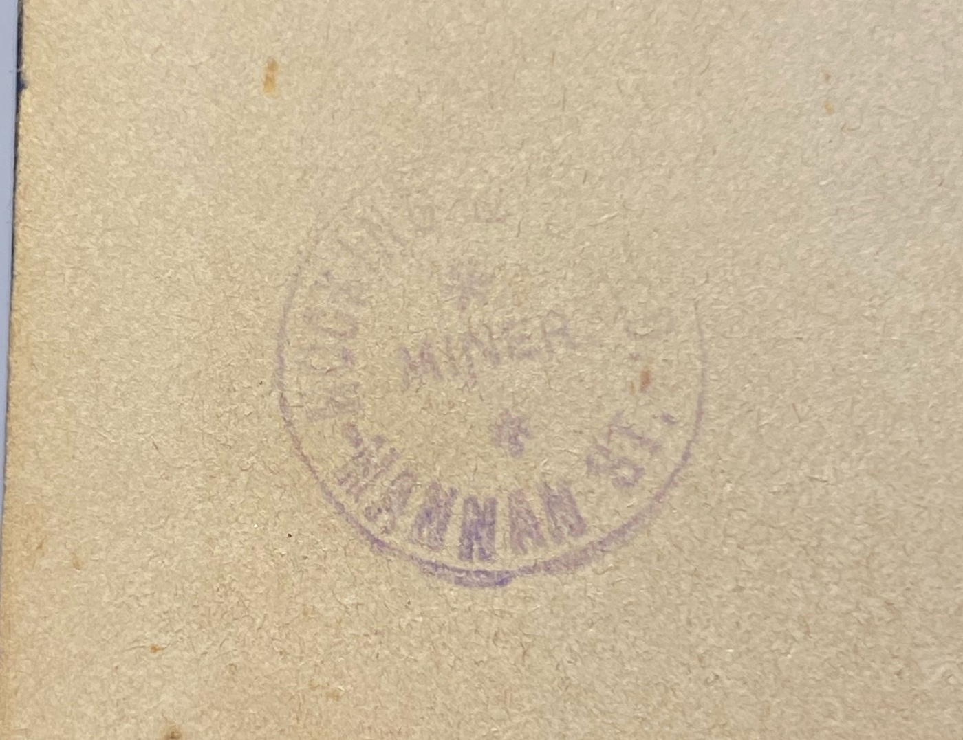 Weird stamp mark