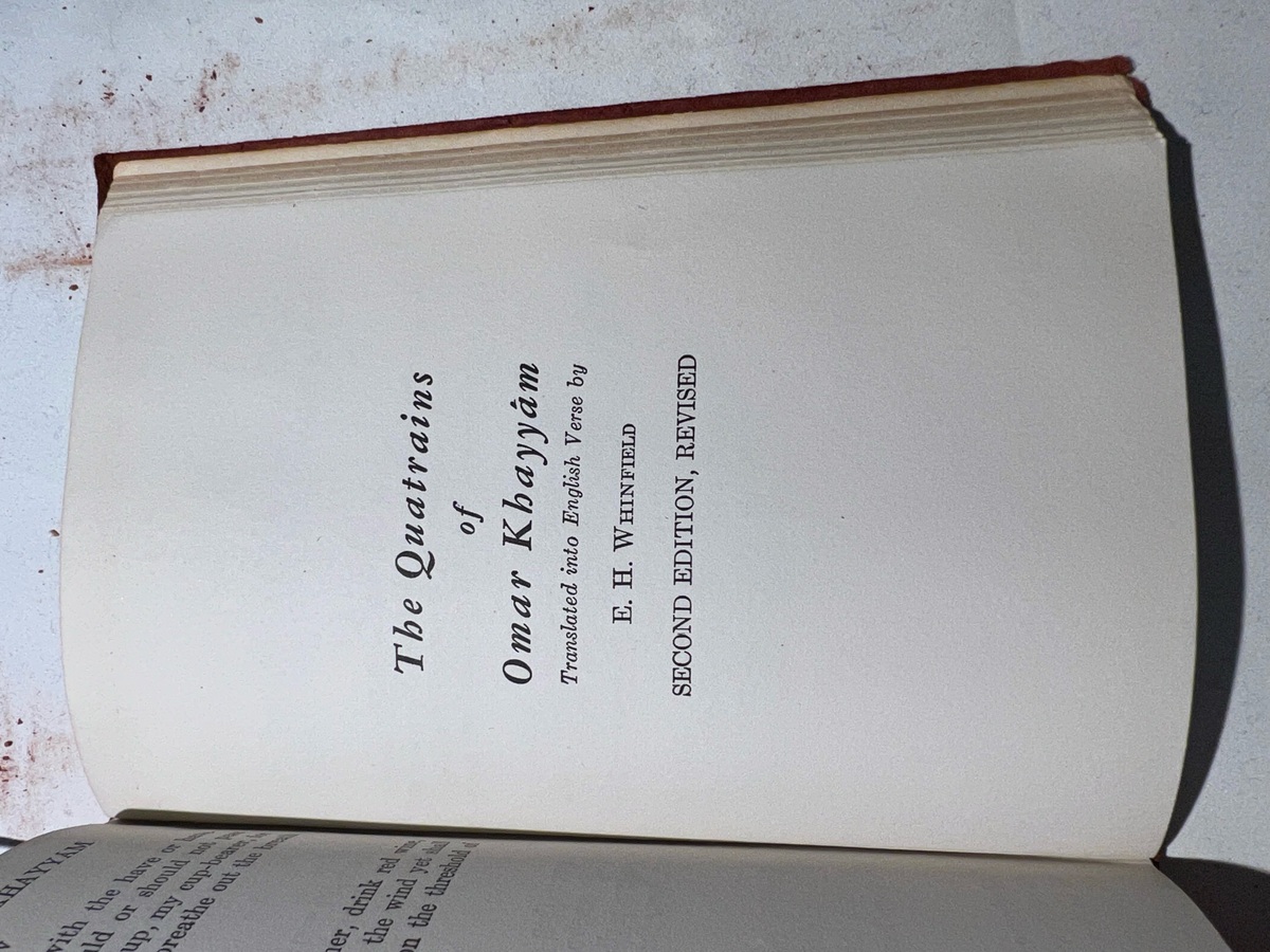E.H. Whinfield Title page