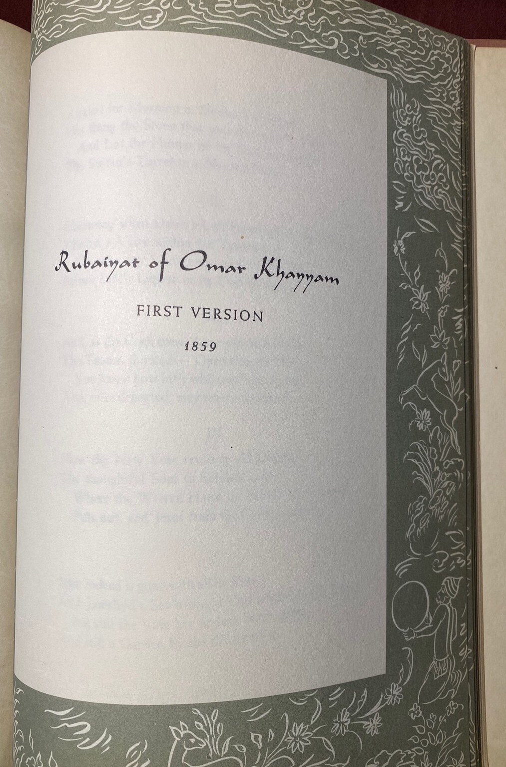 Page to start the first edition text